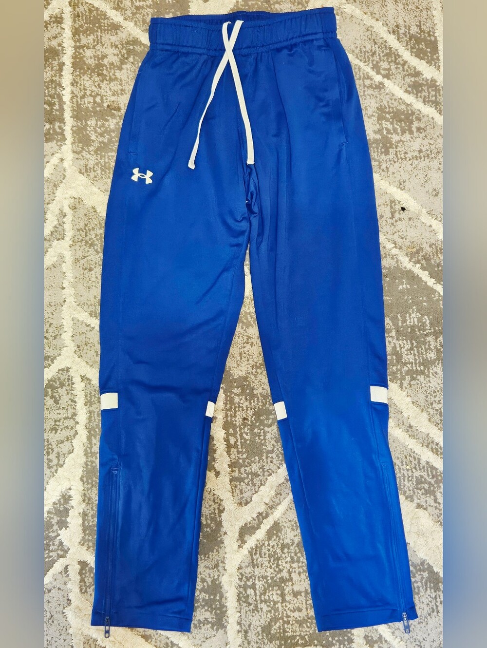 Under Armour Royal Blue Training Track Pants Mens Medium